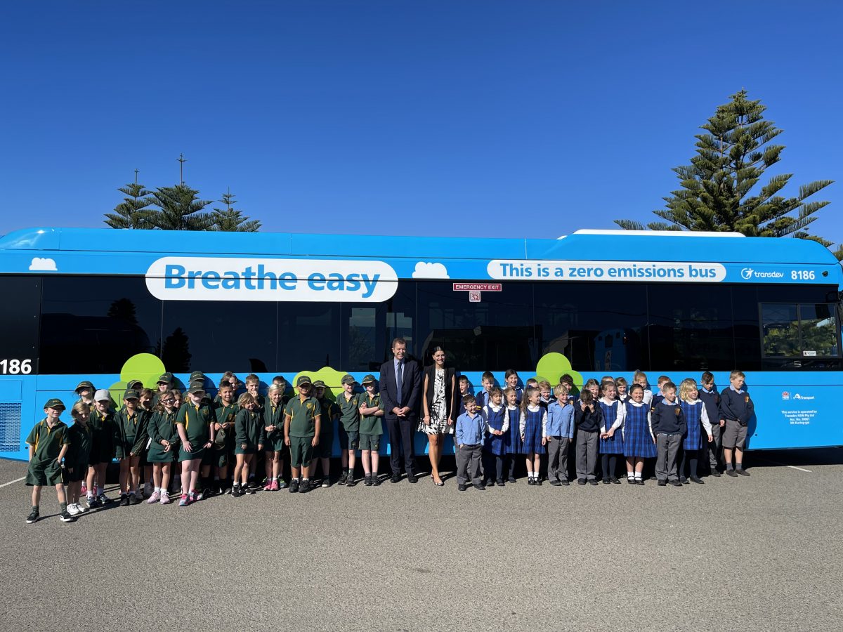 FIRST ELECTRIC BUS FOR THE SUTHERLAND SHIRE