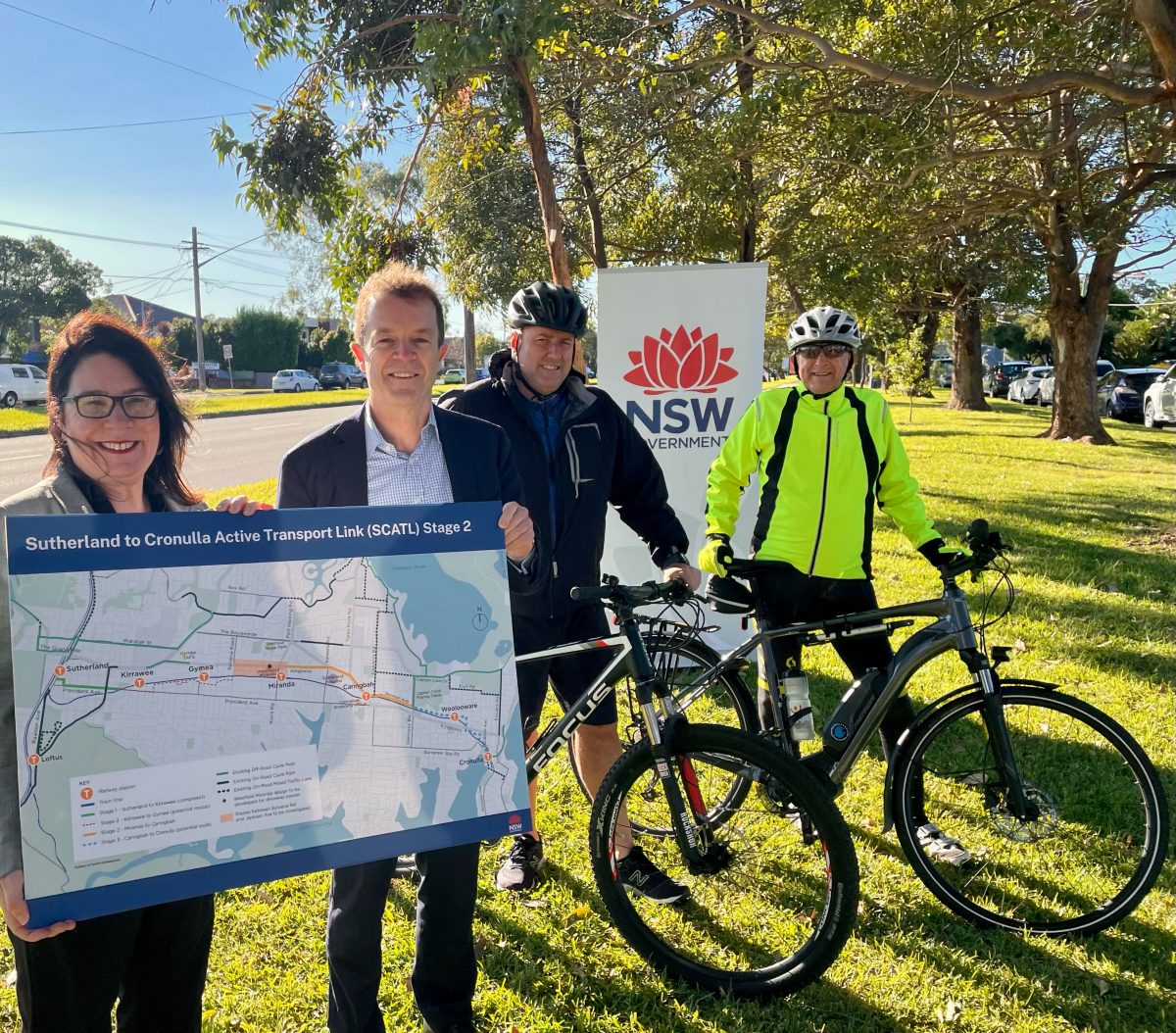 UPDATED PLANS FOR SUTHERLAND TO CRONULLA ACTIVE TRANSPORT LINK