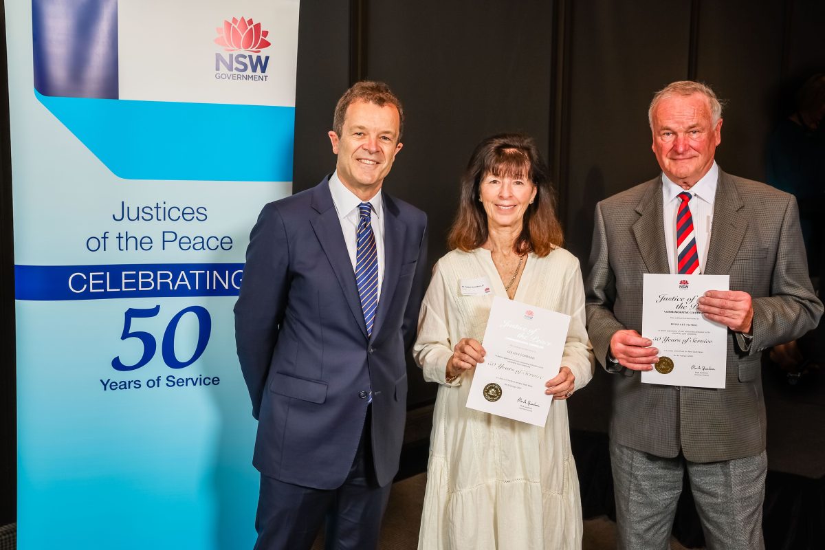 CRONULLA ELECTORATE JPs HONOURED FOR 50 YEARS OF SERVICE